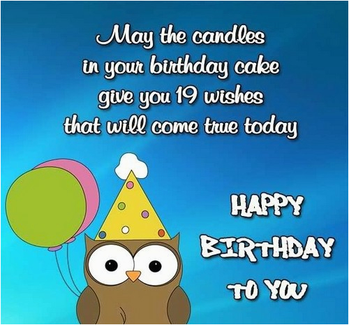 Funny 19th Birthday Cards Happy 19th Birthday Quotes Wishesgreeting