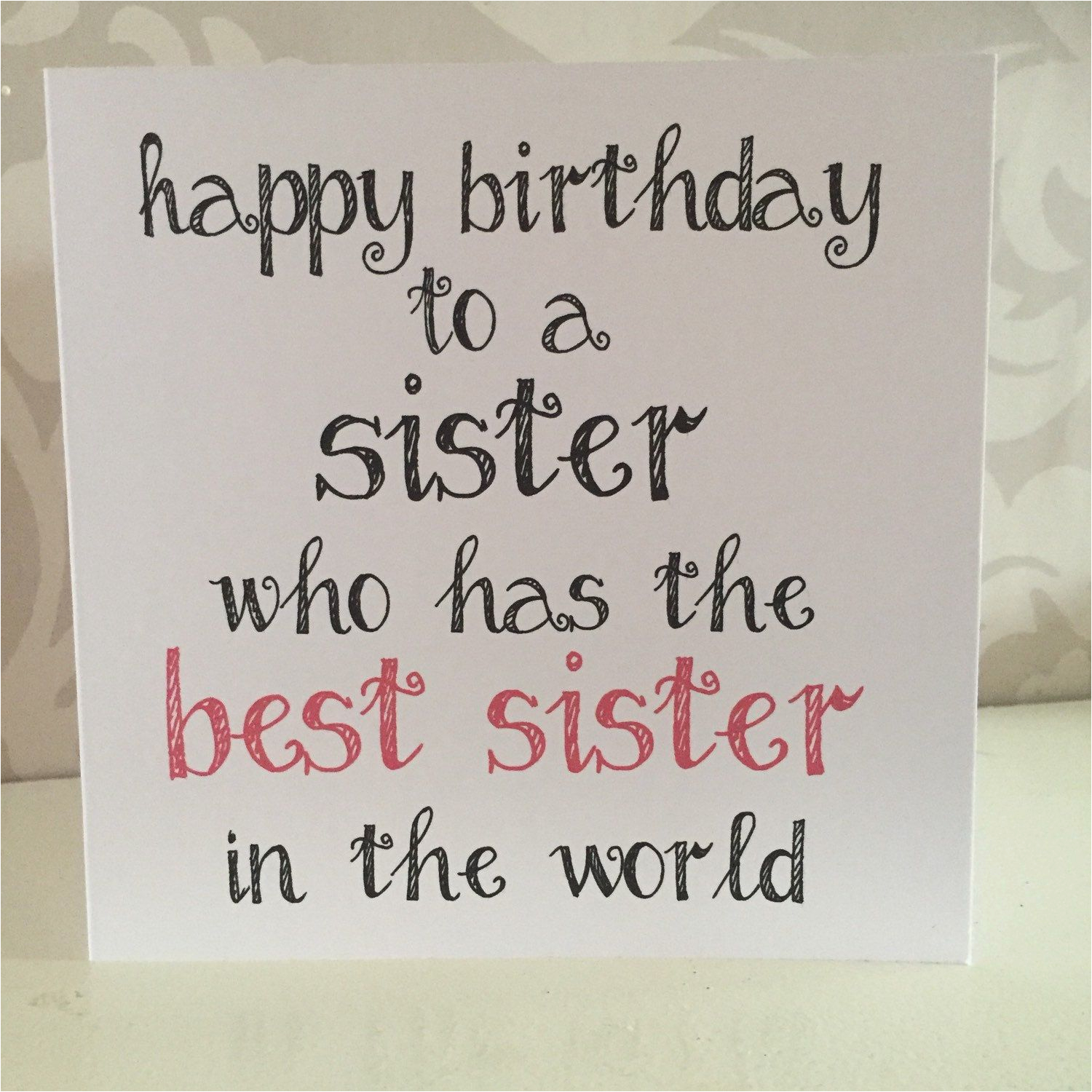 Funny Birthday Card Messages for Sister Sending This Out today Quotes ...