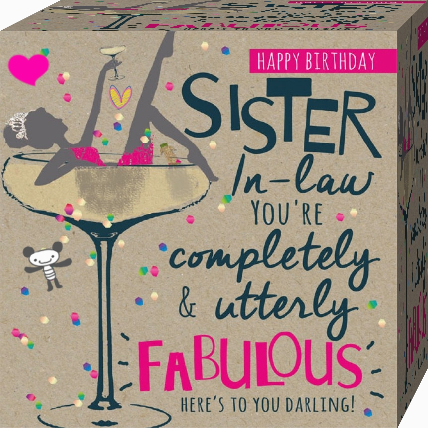 Funny Birthday Cards for Sister In Law Funny Happy Birthday Quotes for