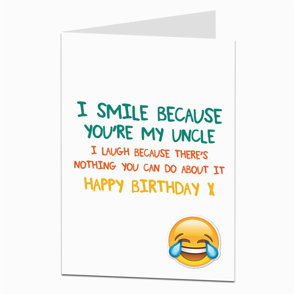 my uncle birthday card