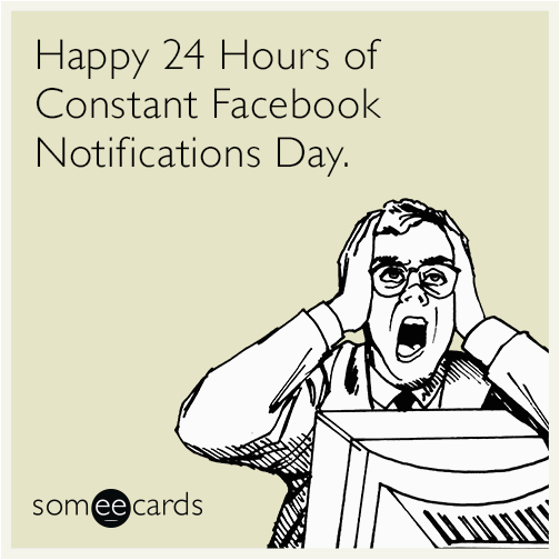 facebook notifications social network birthday funny ecard