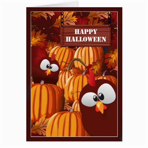 funny pumpkin patch halloween wishes greeting card 137156574534987161