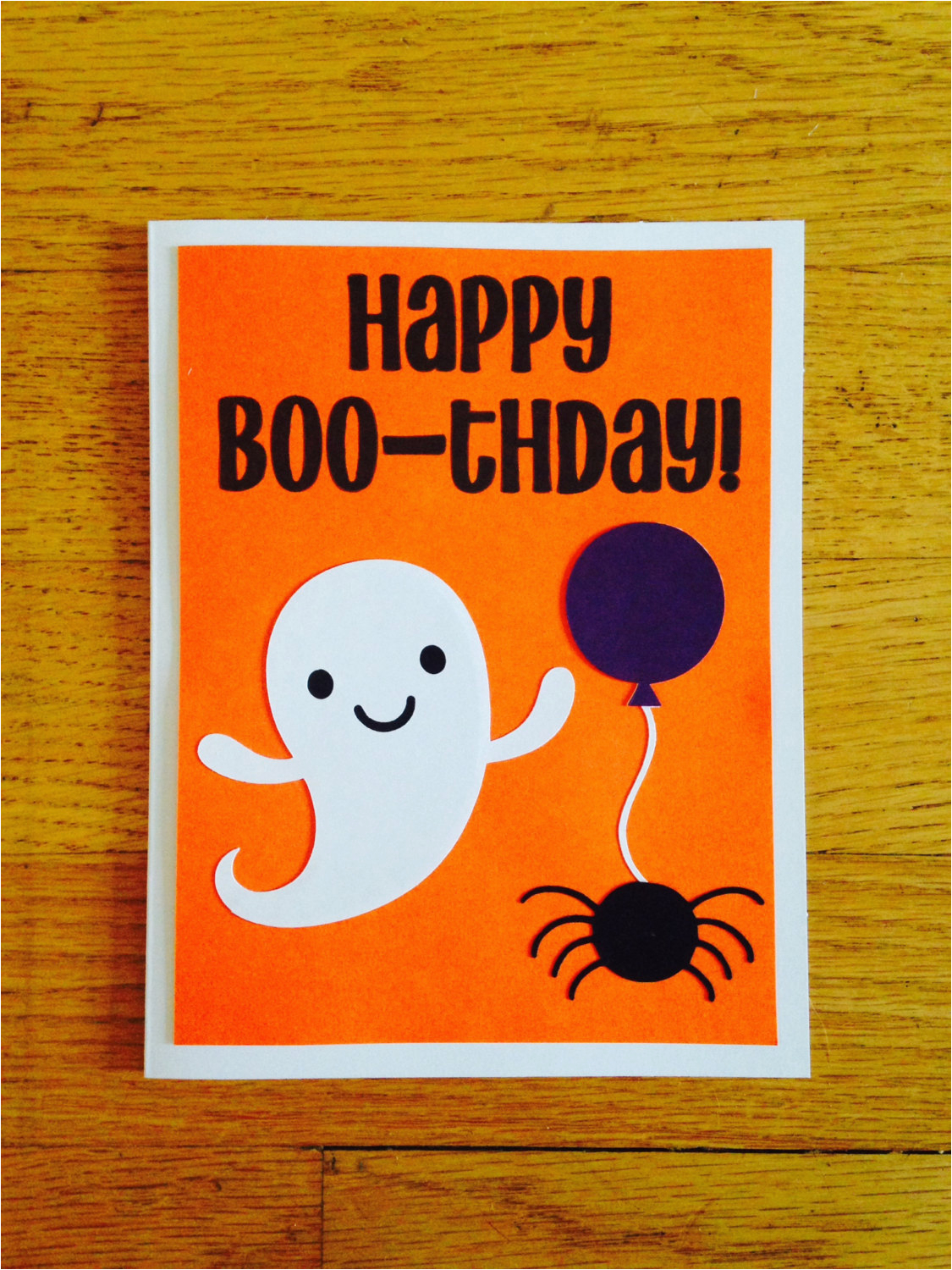 Funny Halloween Birthday Cards Happy Birthday Card Happy Boo Thday Hallowee...