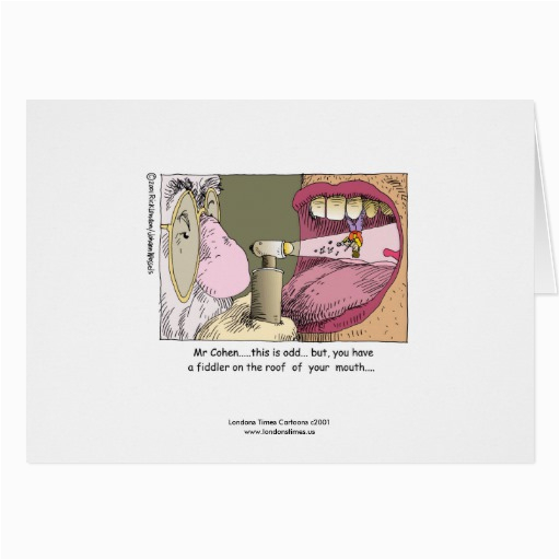 my jewish dentist funny greeting card 137189359020946407