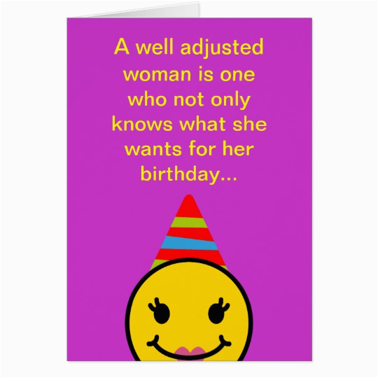 funny sister birthday card smiley joke cute purple 137735700532985640