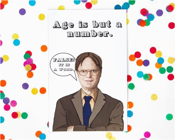 the office birthday card dwight schrute