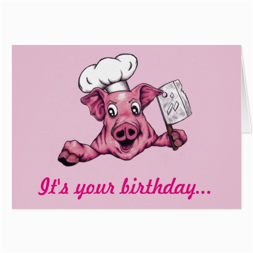 piggy the hamicidal maniac funny pig birthday card 137809773706744843