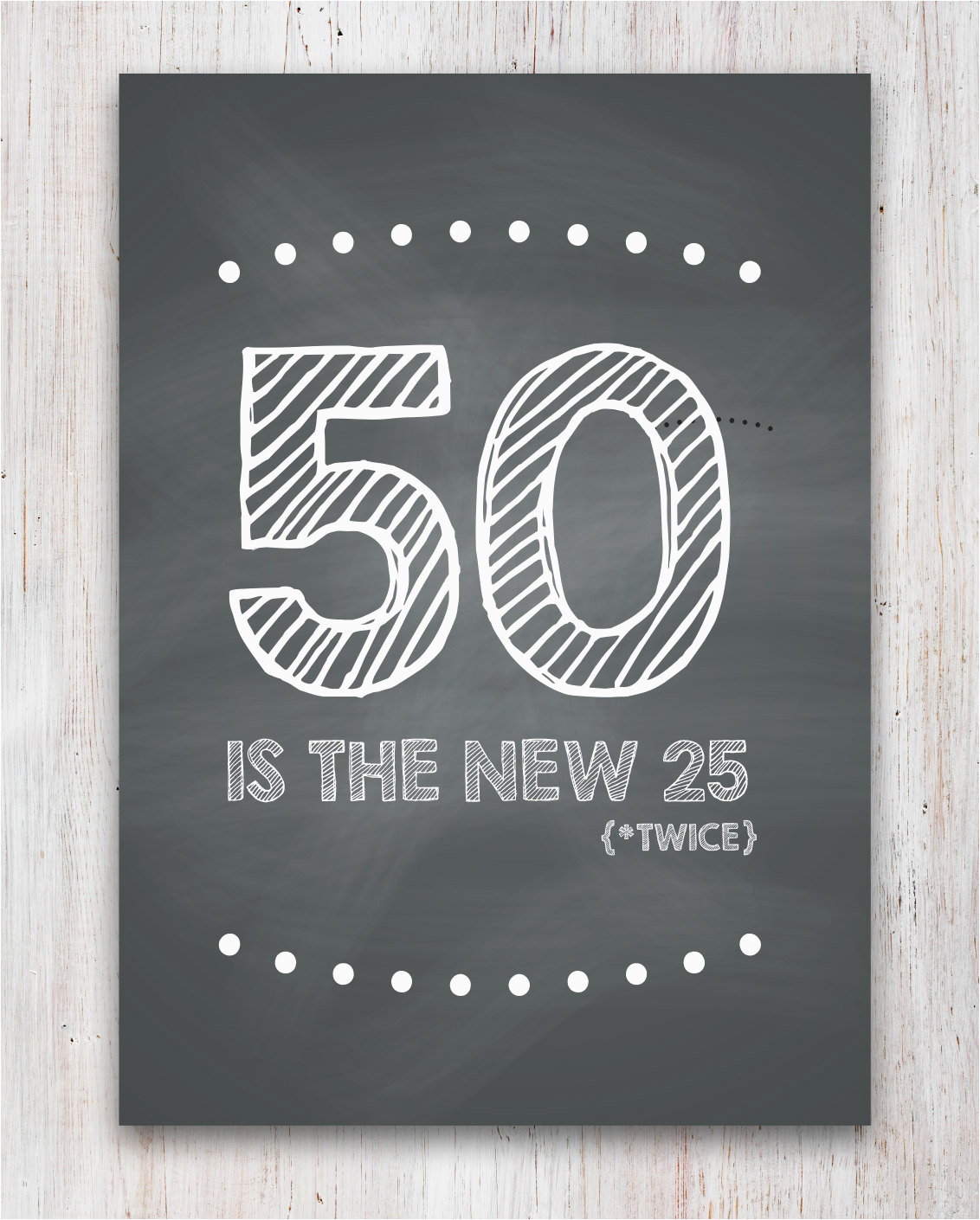 funny 50th birthday card printable