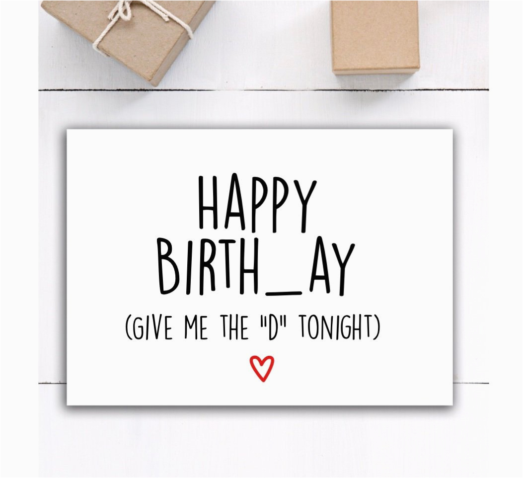 funny sex happy birthday card for