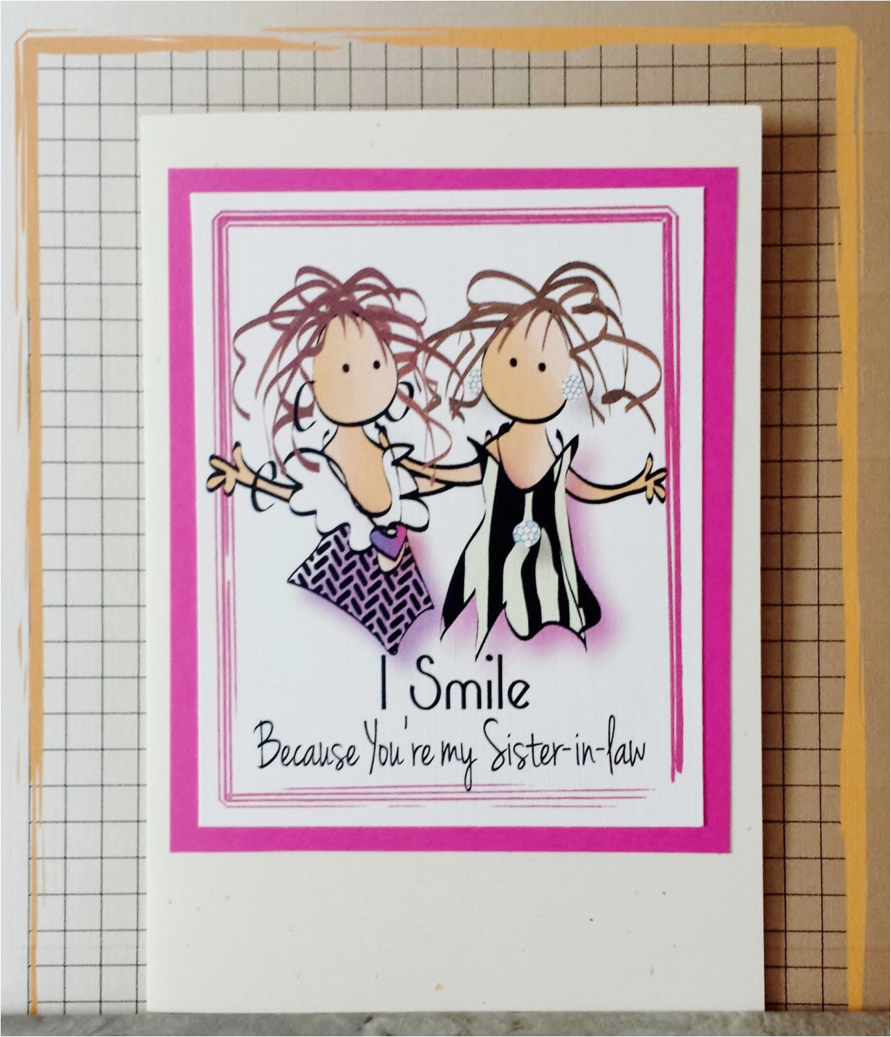 funny sister in law birthday card funny