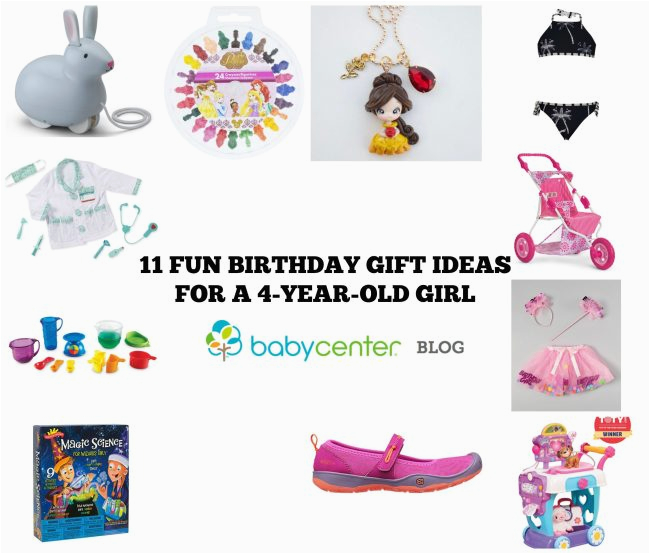 gift ideas for a 4 year old girl