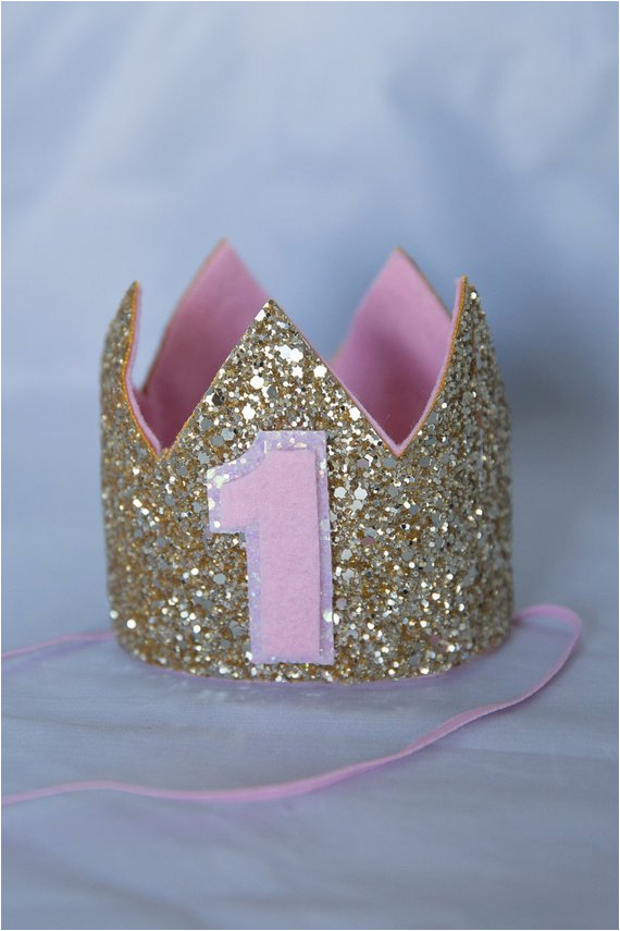 glittery birthday crown birthday crown