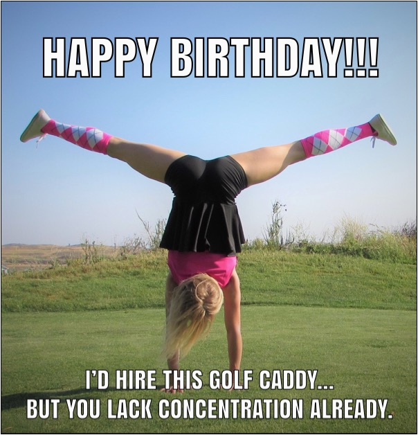 Happy Birthday Golf Meme