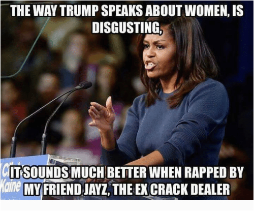 the way trumpspeaks about women is disgusting itsoundsmuchbetter when rapped 3781796