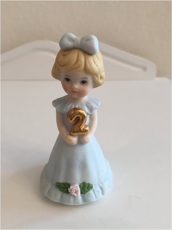 growing up birthday girl figurine age 2