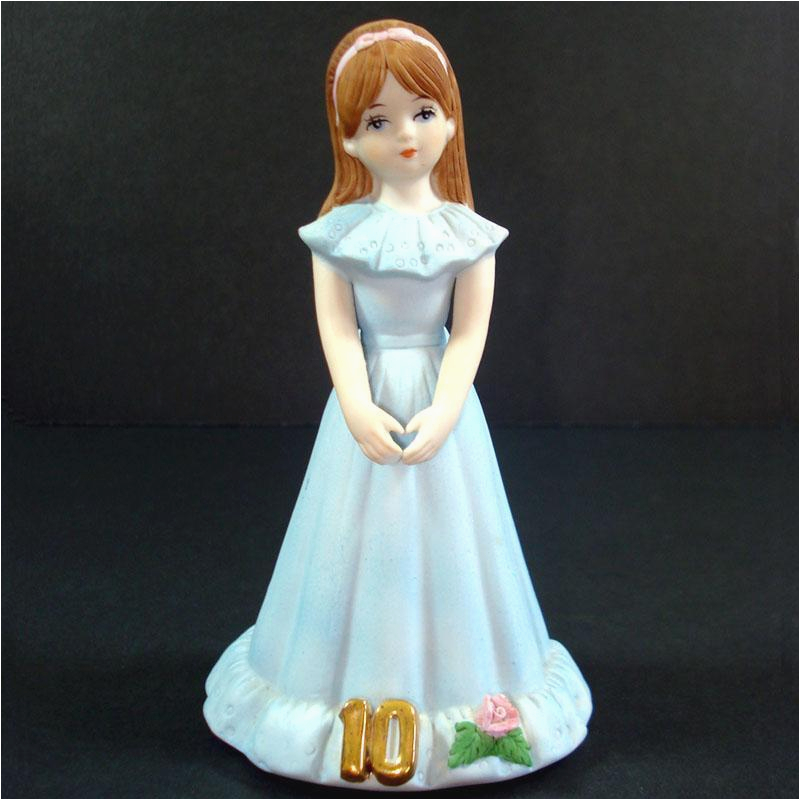 enesco growing up birthday girl figurine