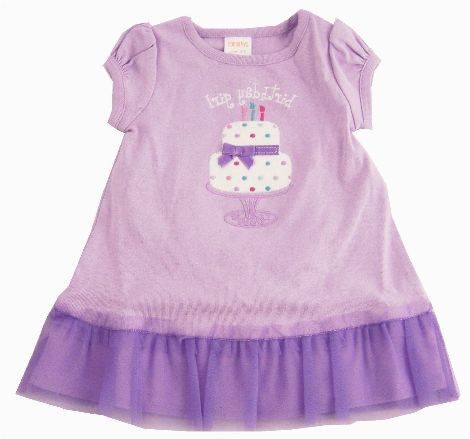 cake girl bow gymboree birthday tulle dress