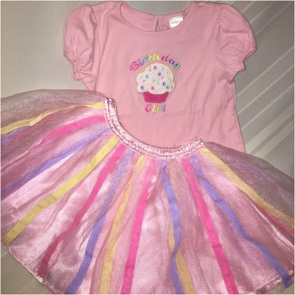 gymboree birthday girl cupcake tutu outfit 4pc set 5907cafb6a5830d43c01d67e