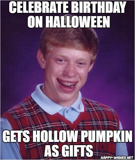 halloween birthday memes