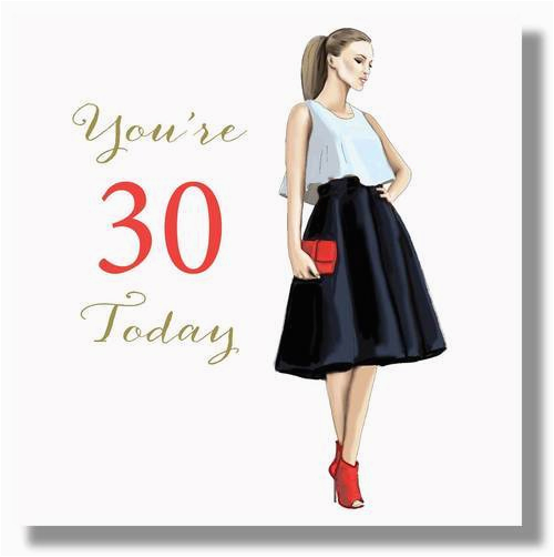 happy 30th birthday card for her