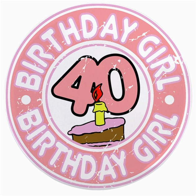 birthday girl 40 35 button 254710362