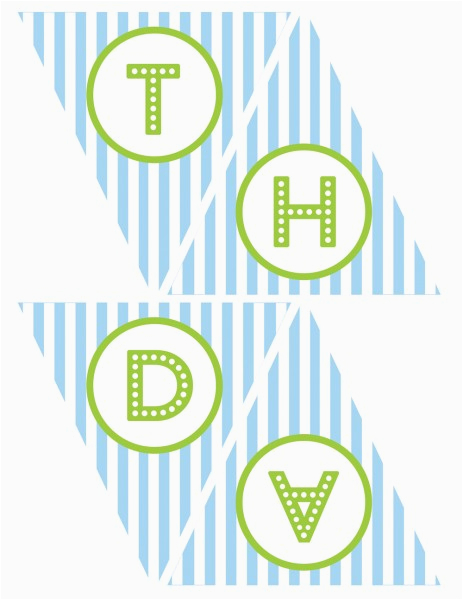 free blue and green boy birthday printables from green apple paperie