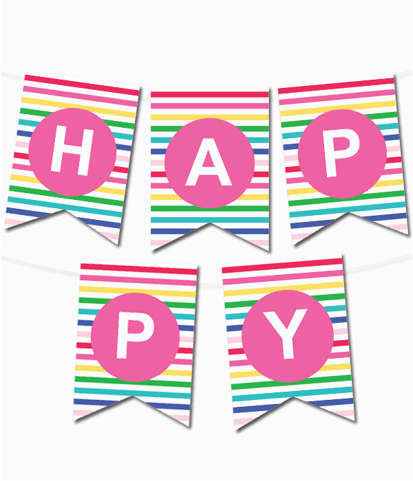 free printable happy birthday signs