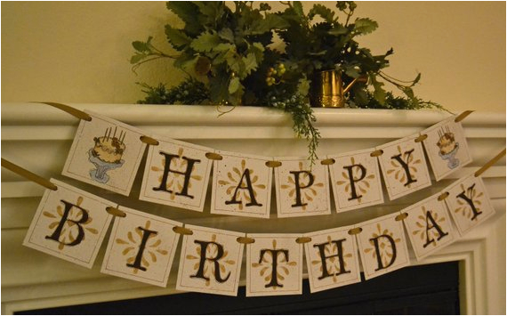 happy birthday bannergarland for adults