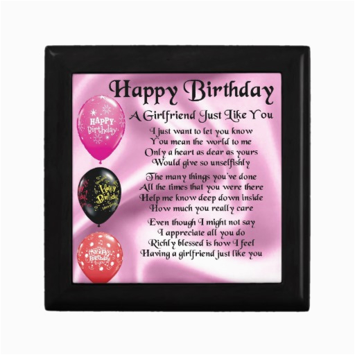 girlfriend poem happy birthday gift boxes 246895785473828540