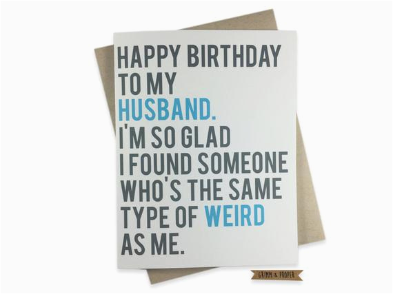 funny husband birthday card husbands