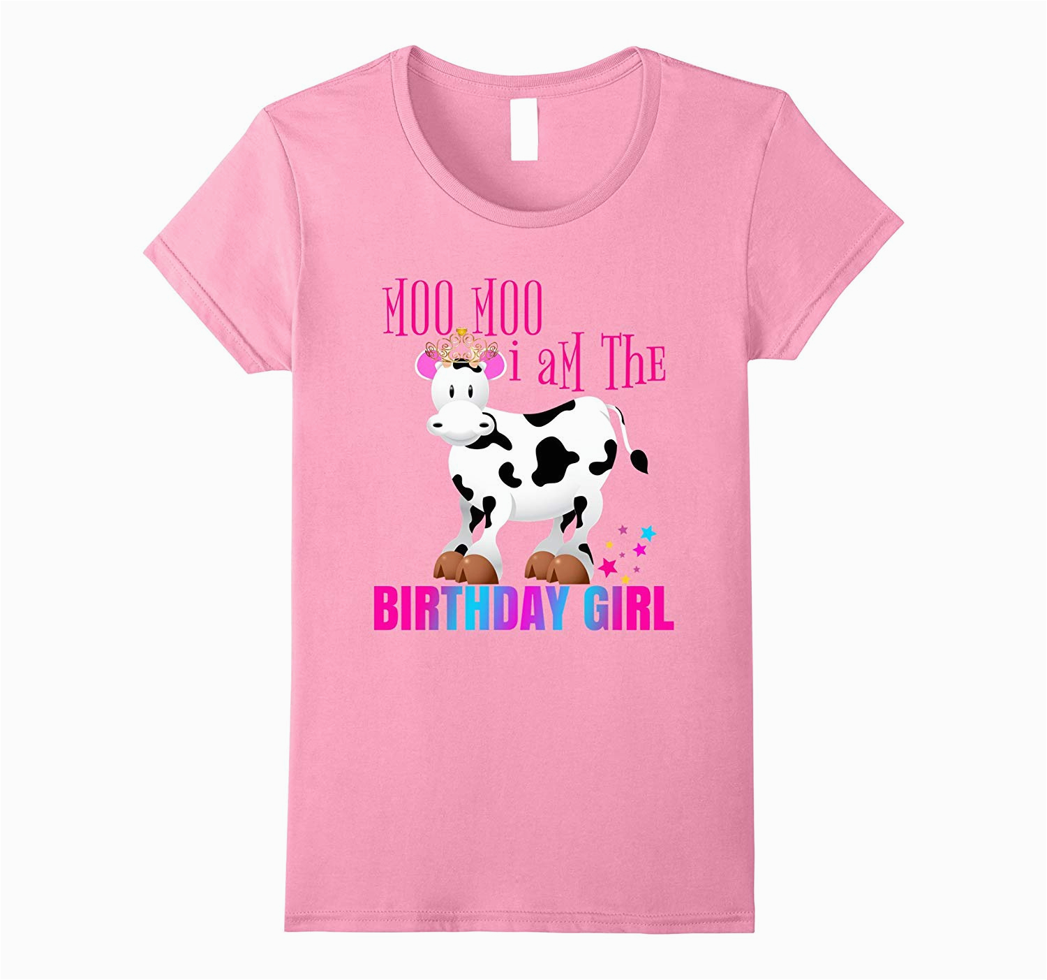 girly cute moo i am the birthday girl cow shirt gift t shirt