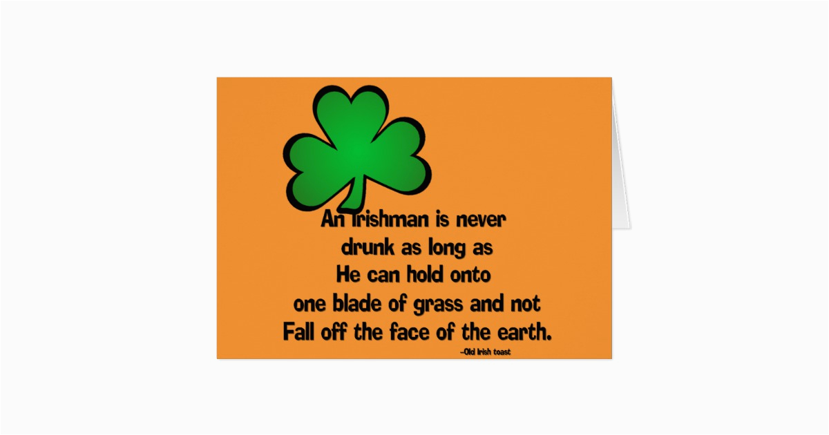 irish proverb happy birthday greeting card 137546551292616068