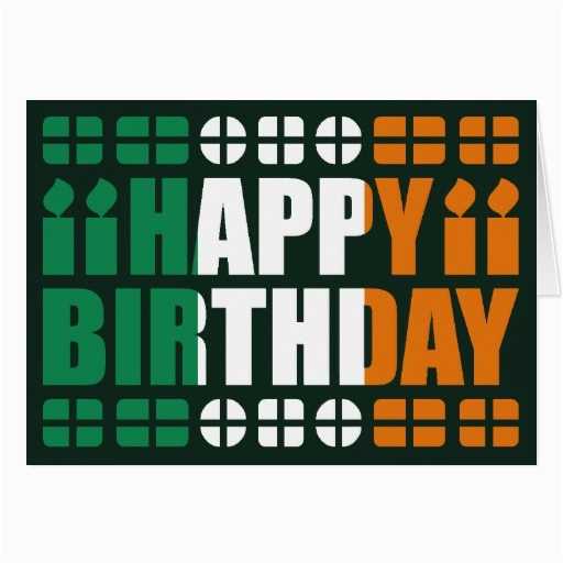 ireland flag birthday card 137960462475035377