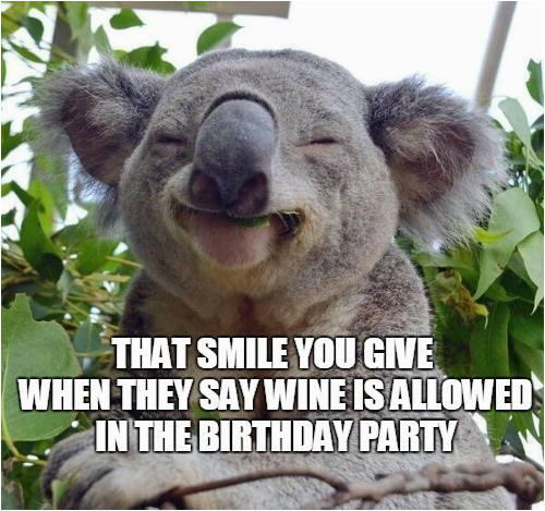 happy birthday wine memes
