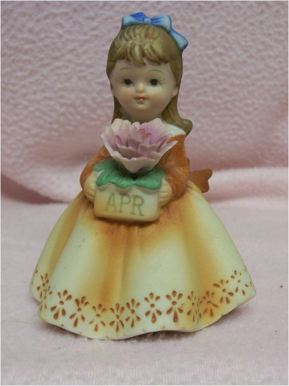 lefton april birthday girl figurine