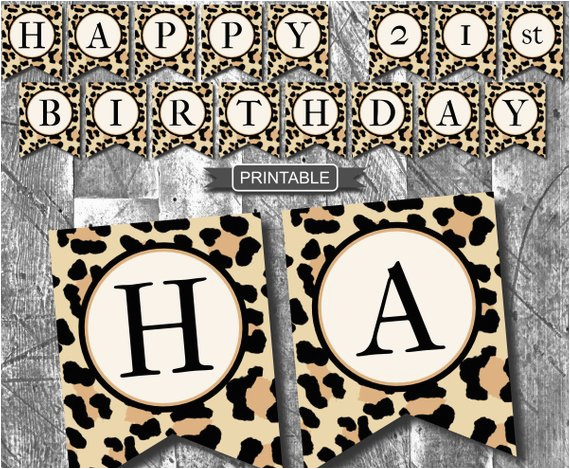 leopard print cheetah print birthday