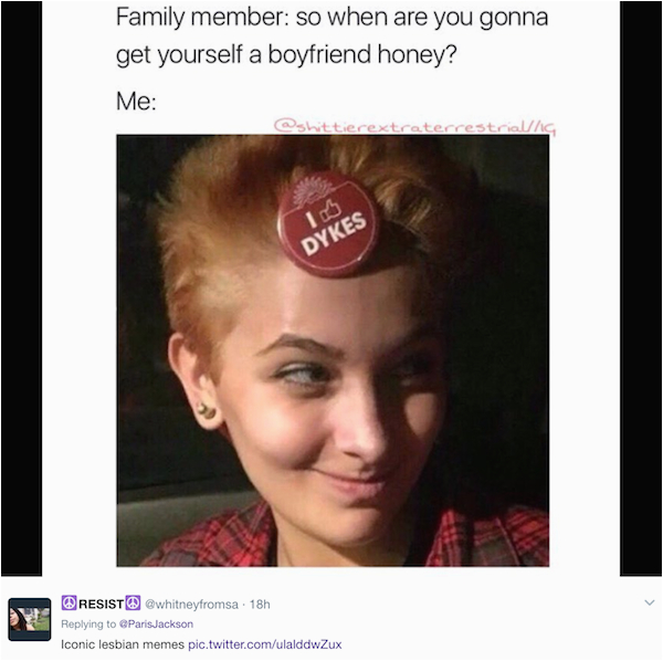 paris jackson has seen all of those random lesbian memes featuring her photos