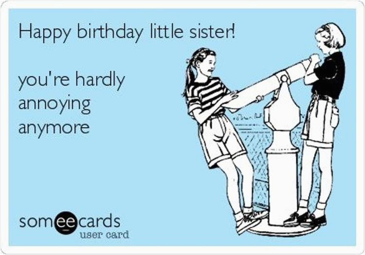 19 sis birthday meme