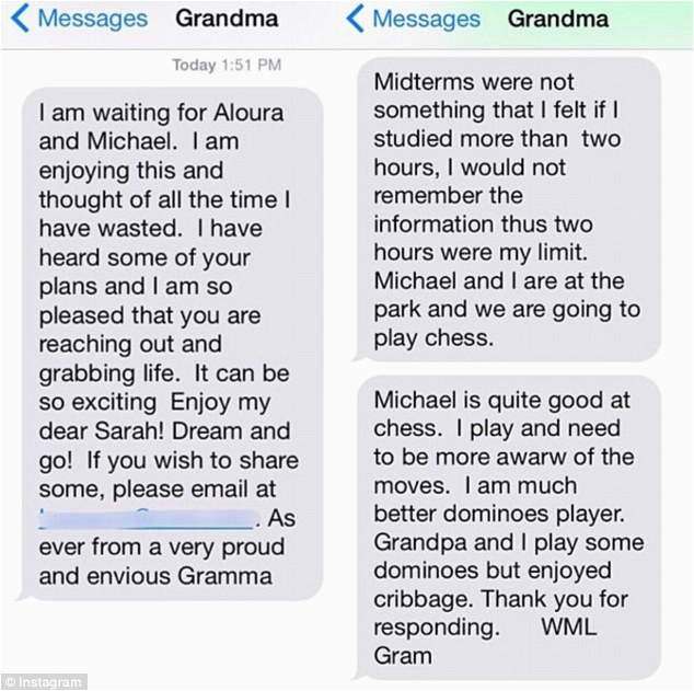 hilarious messages happens doting grandmas finally learn text