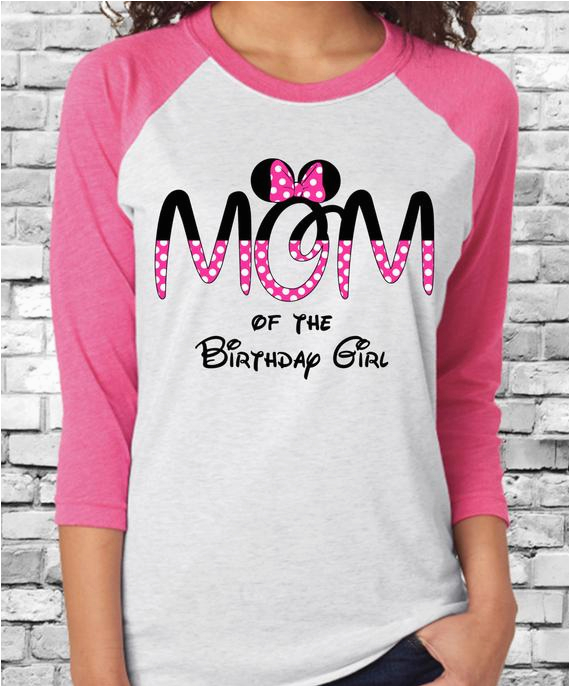 mom of the birthday girl or boy shirt