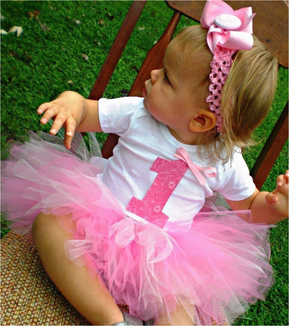 baby girl first birthday tutu outfit