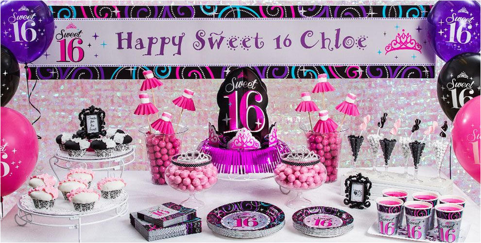 sweet 16 sparkle party supplies sweet 16 birthday
