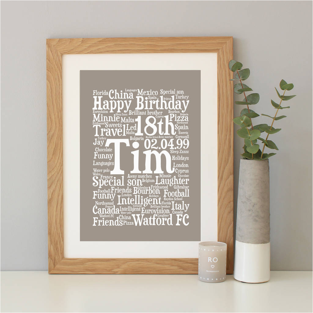 personalised 18th birthday gifts for him australia