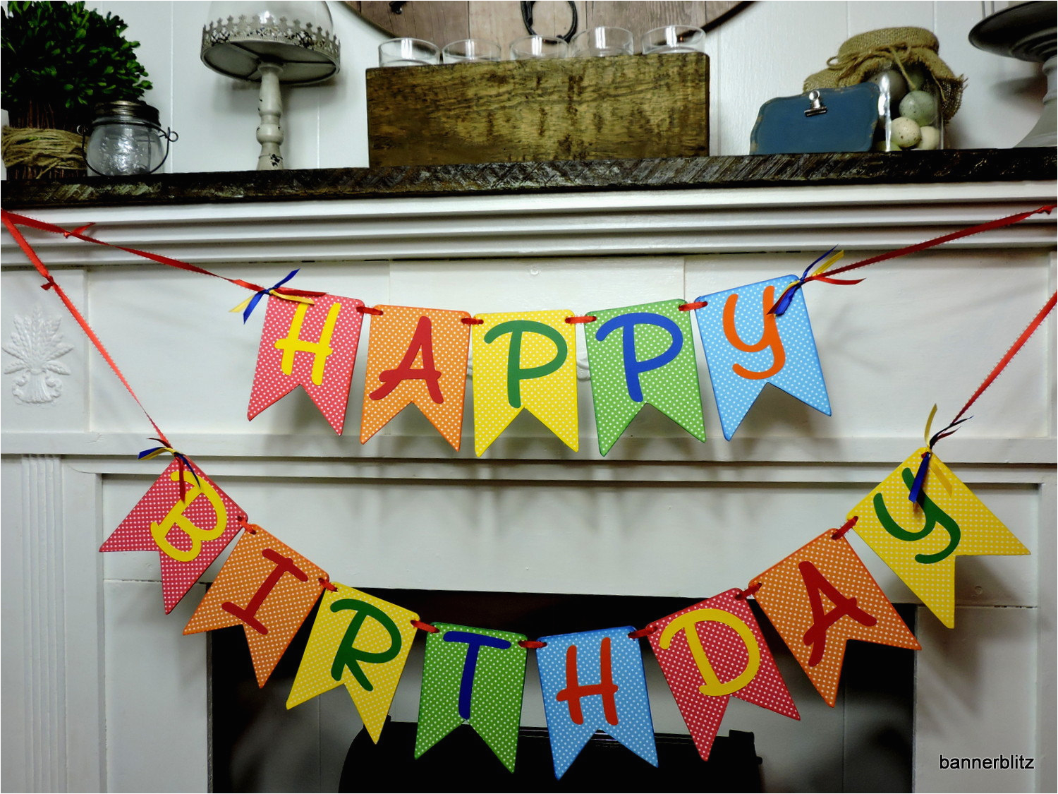 happy birthday banner name banner custom