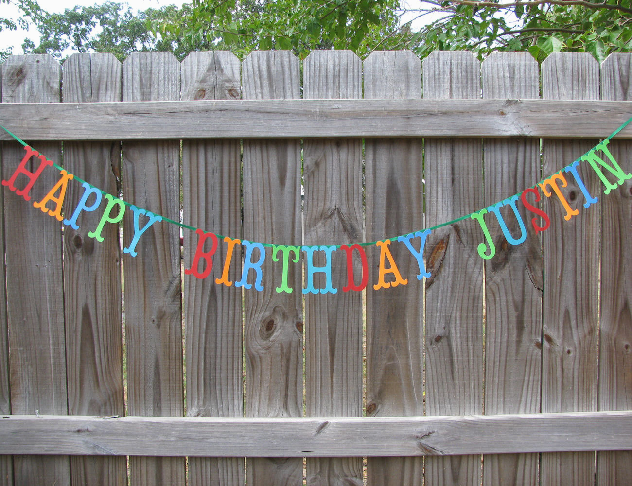 personalized happy birthday banner made