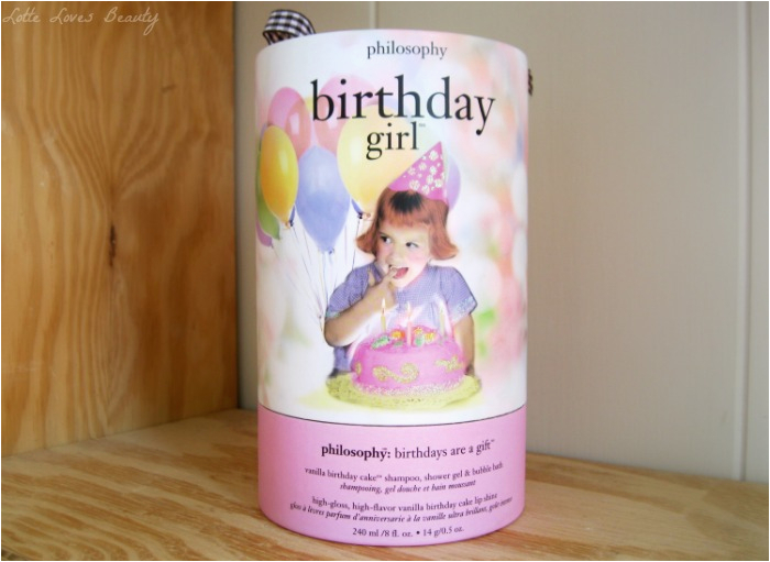 philosophy birthday girl vanilla birthday cake