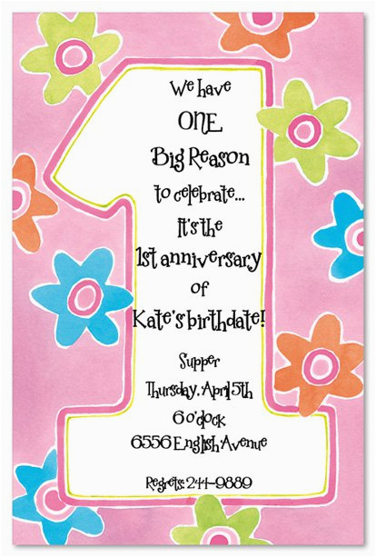 printable 1st birthday invitations girls