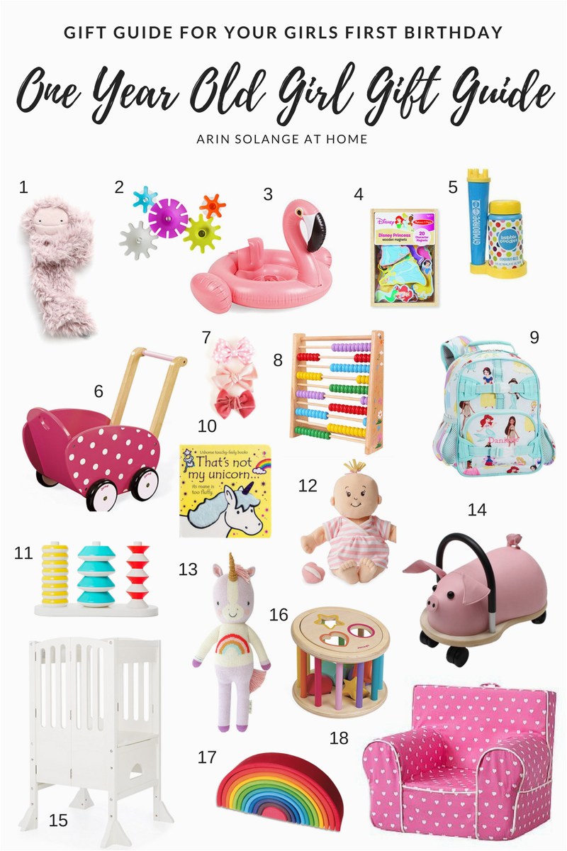 one year old girl gift guide