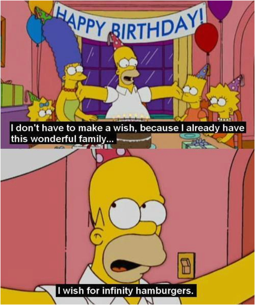 simpsons birthday quotes