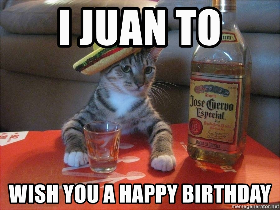 Spanish Birthday Meme I Juan to Wish You A Happy Birthday Spanish Meme...